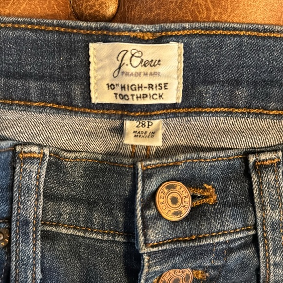 J Crew Highrise Toothpick Jean - Picture 2 of 5